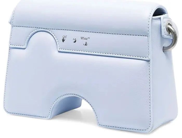 Off-White o1y1225 Size : OS / Leather Crossbody Bag in Sky Blue Size ONE SIZE - 2 Thumbnail