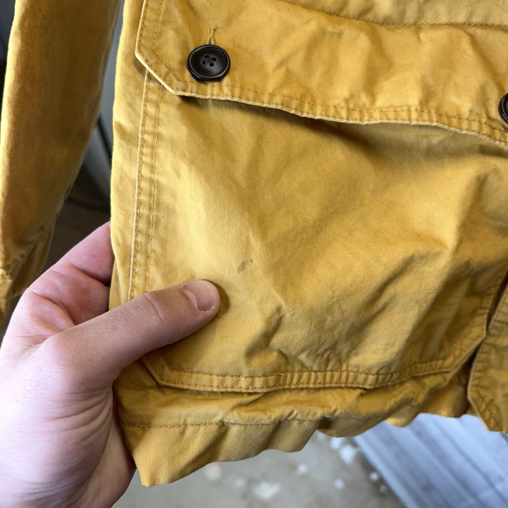 Carhartt Wip Carhartt WIP Work In Progress Clark Jacket Two Tone Corduroy Collar Fits Medium Jacket Mens Regular Corduroy Yellow Two Tone 90s? Size US M / EU 48-50 / 2 - 5 Thumbnail