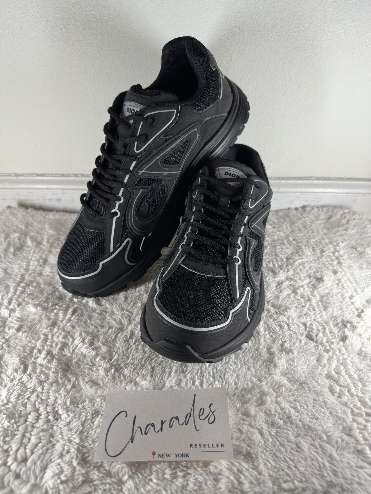 Dior Dior B30 Triple Black Size US 12 / EU 45 - 4 Thumbnail