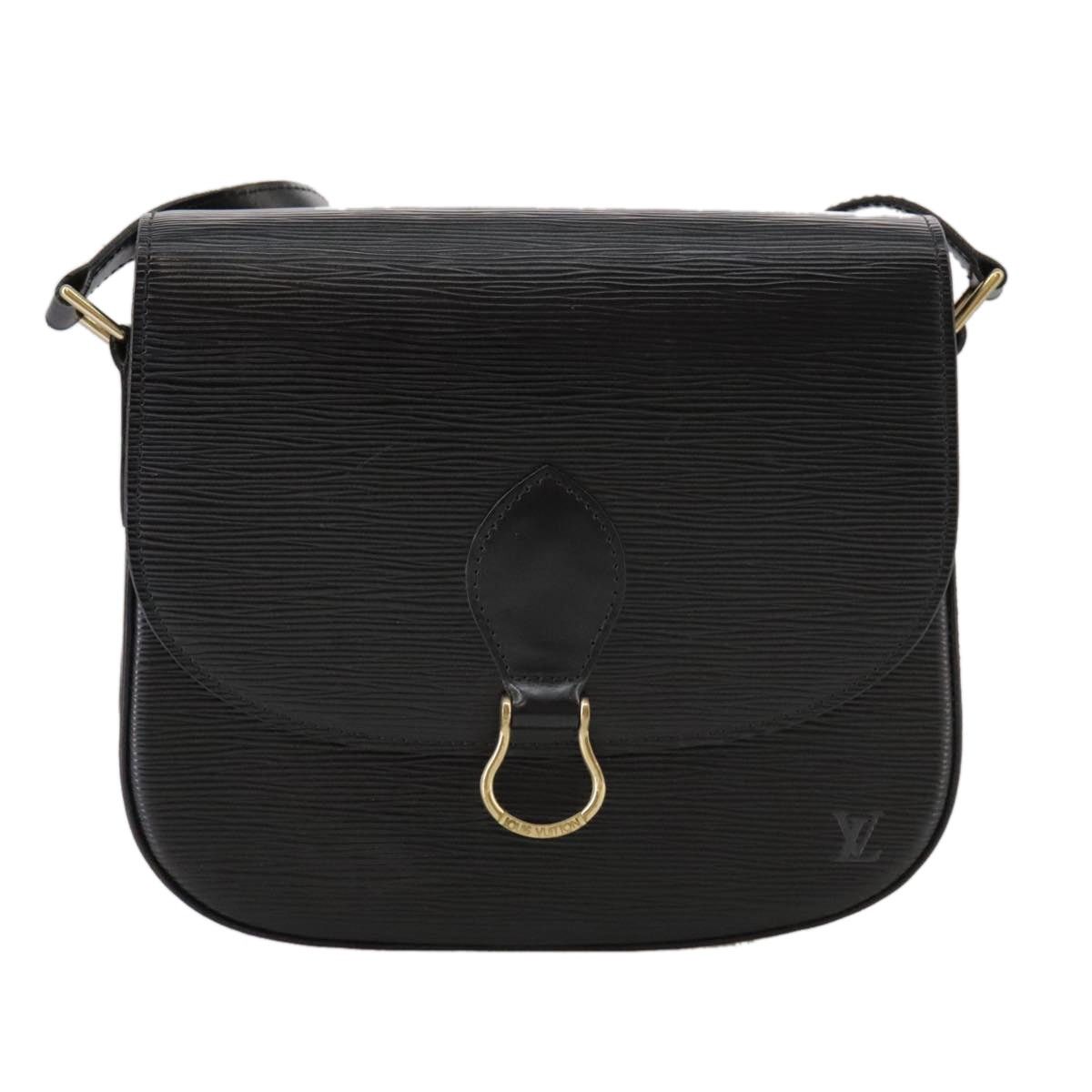 Louis Vuitton LOUIS VUITTON Epi Saint Cloud GM Shoulder Bag Black Noir Size ONE SIZE - 13 Thumbnail
