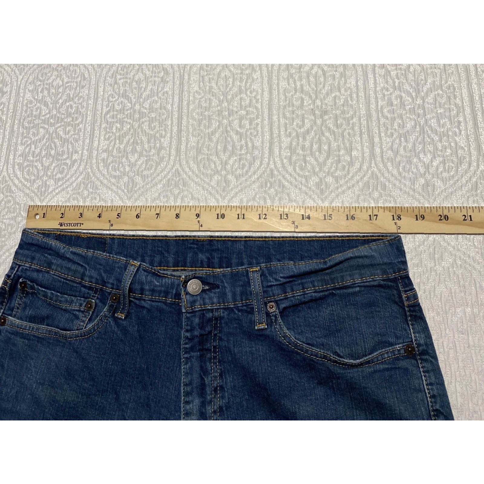 Levi's Levis 541 Jeans Mens 36x30 Blue Medium Wash Straight Leg Comfort Fit Denim Size US 36 / EU 52 - 7 Thumbnail