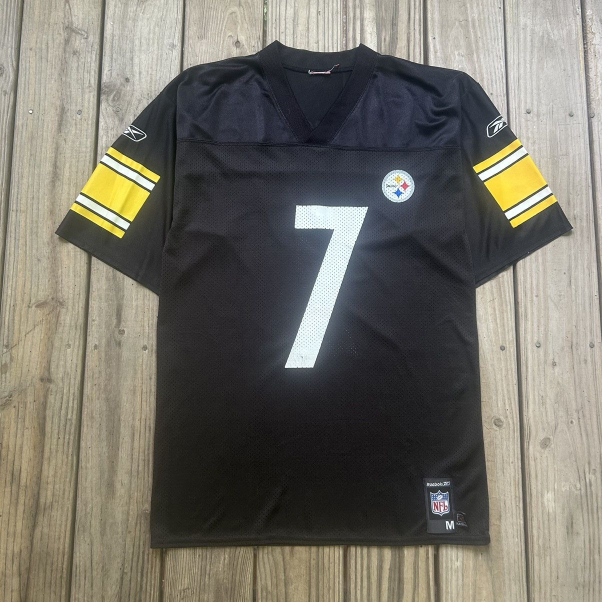 NFL × Reebok × Vintage VTG Y2K Reebok Ben Roethlisberger Pittsburgh Steelers Jersey Size US M / EU 48-50 / 2 - 2 Thumbnail