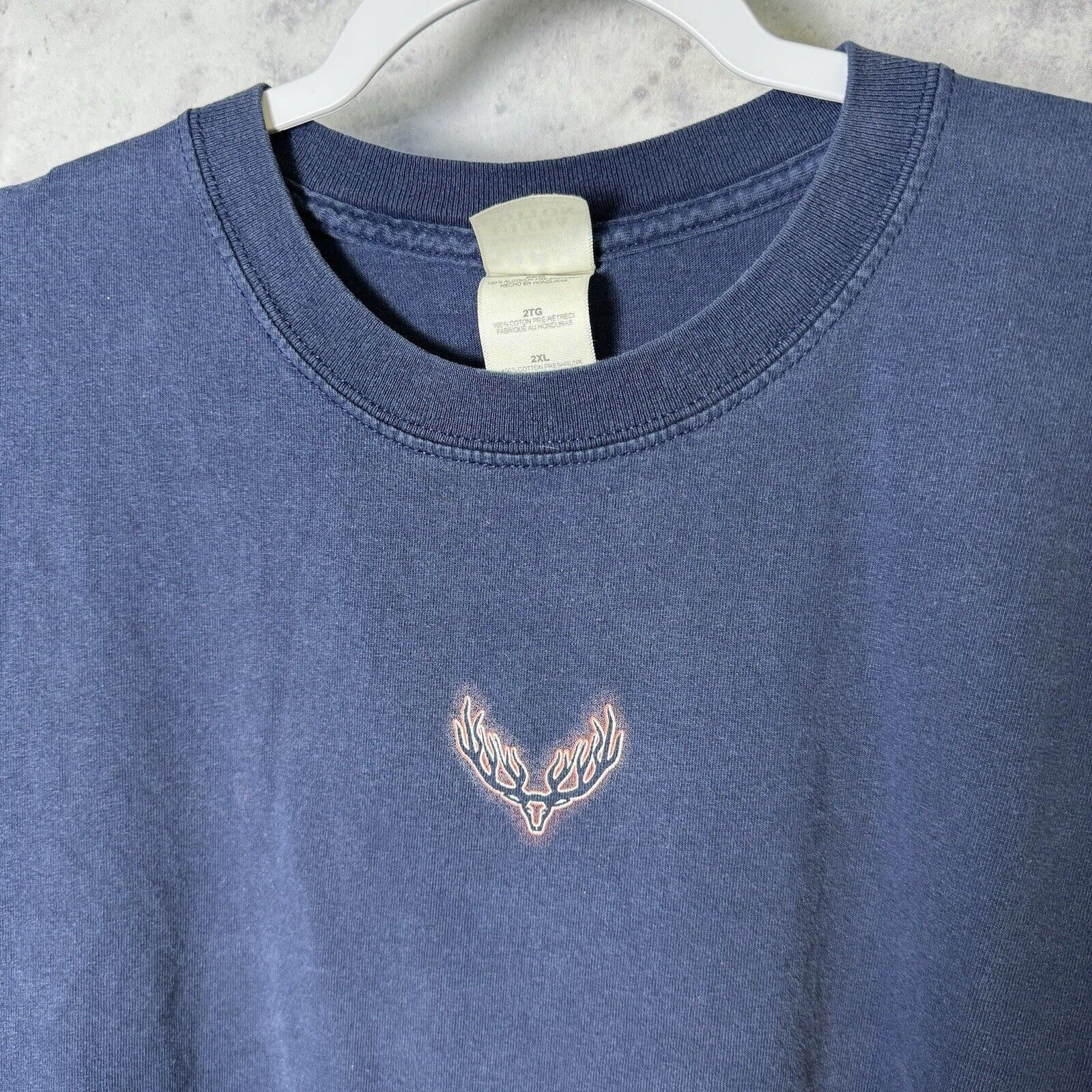 Vintage Vintage Sneekee Hunting T Shirt Mens 2XL Blue Y2k Short Slee Size US XXL / EU 58 / 5 - 5 Thumbnail