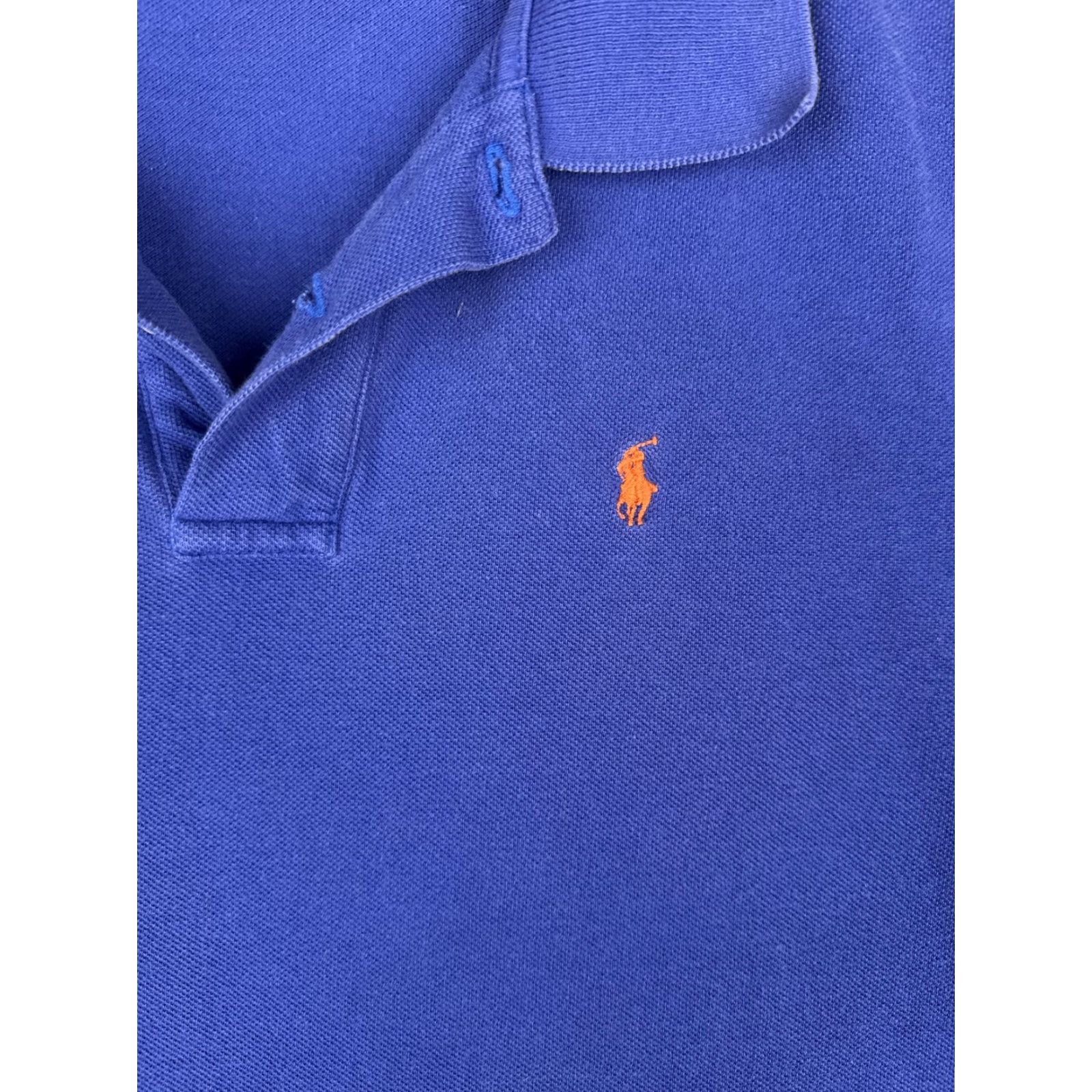 Polo Ralph Lauren Polo Ralph Lauren Polo Shirt Teens XL Blue Cotton Short Sleeve Logo Top Size US XL / EU 56 / 4 - 6 Thumbnail