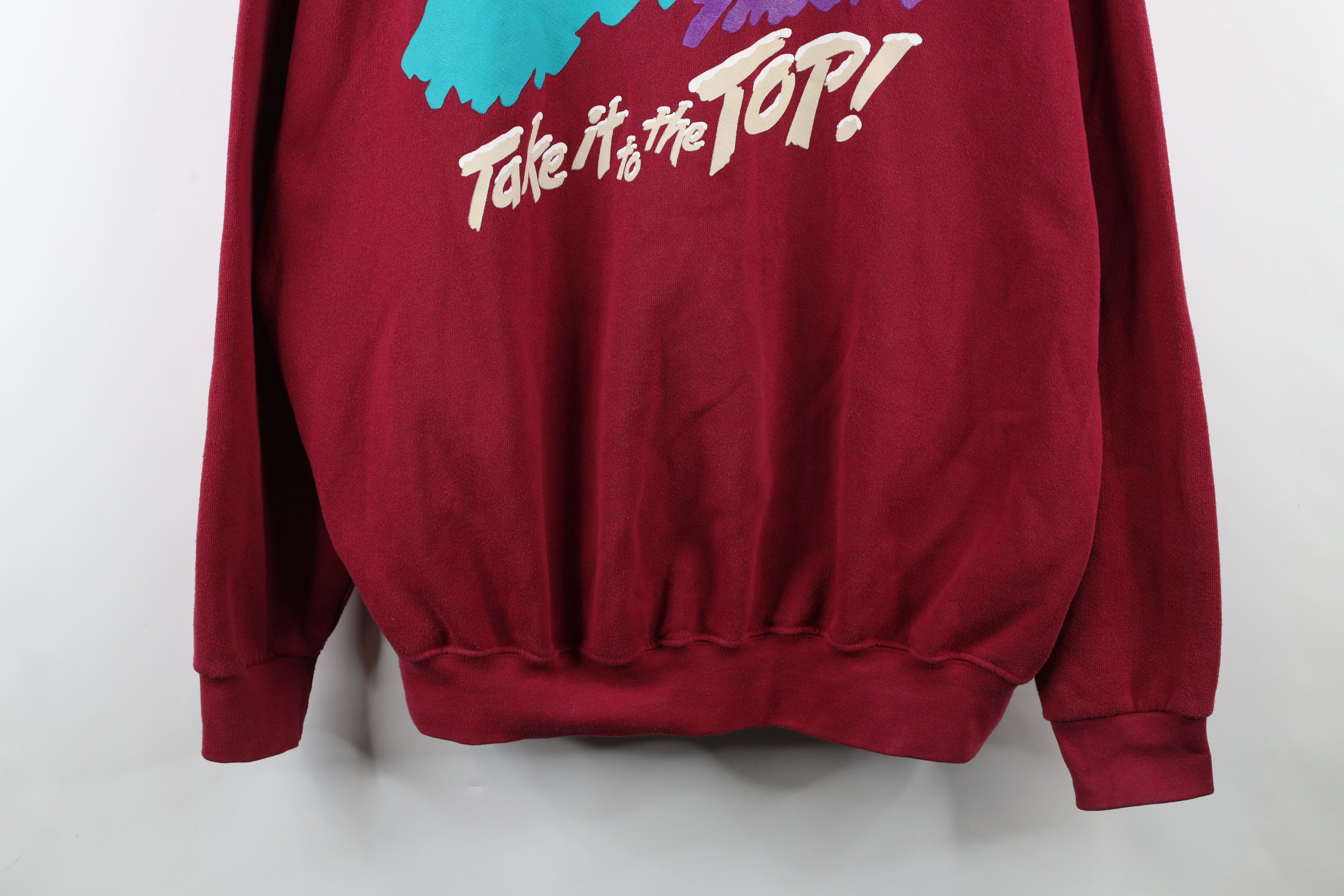 Vintage Vintage 90s Streetwear To The Top Mountains Ski Sweatshirt Size US XXL / EU 58 / 5 - 3 Thumbnail