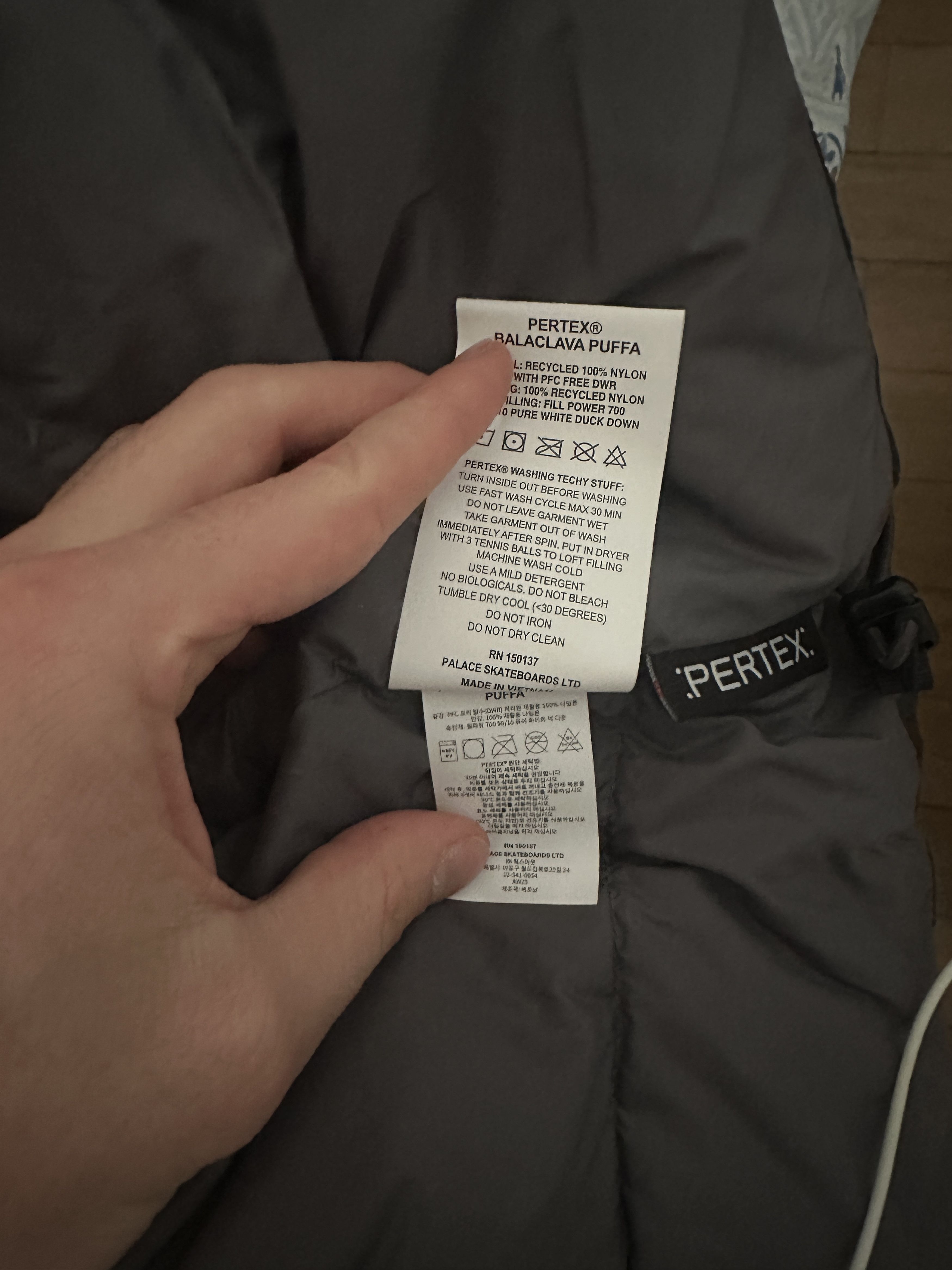 Palace Palace Pertex Quantum RS Puffa Puffer Black Size US M / EU 48-50 / 2 - 5 Thumbnail