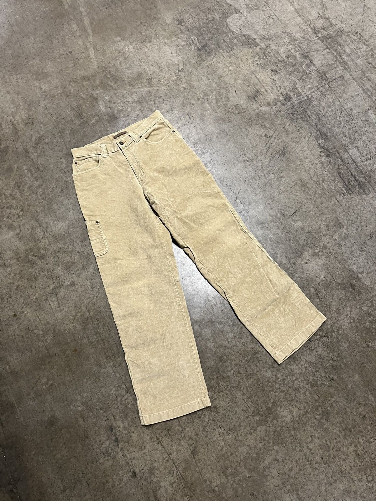 L.L. Bean × Vintage Corduroy cargo carpenter baggy fit LL bean pants skater hype Size US 32 / EU 48 - 5 Thumbnail
