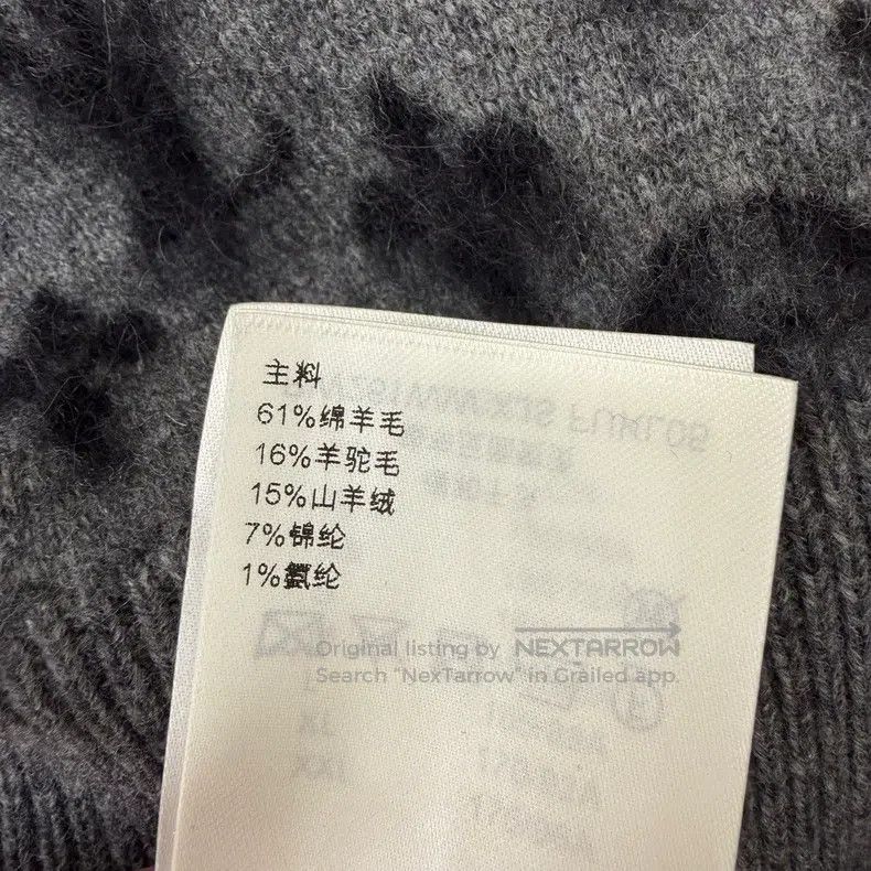 Louis Vuitton Louis Vuitton 26 Black and Grey Wool Sweater Size US S / EU 44-46 / 1 - 6 Thumbnail