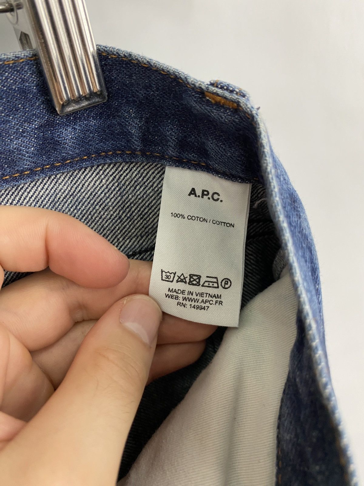 A.P.C. 🇺🇸 A.P.C. Jeans Selvedge Rare Retro Hype Y2K A. P. C. Size US 33 - 8 Thumbnail