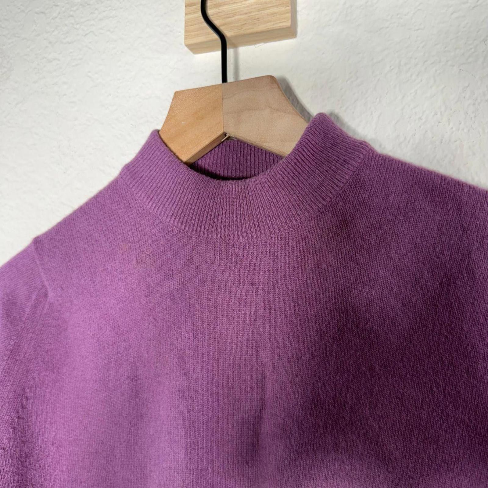 Other Moffat Sweater Women's Purple Pure New Wool Size M / US 6-8 / IT 42-44 - 4 Thumbnail