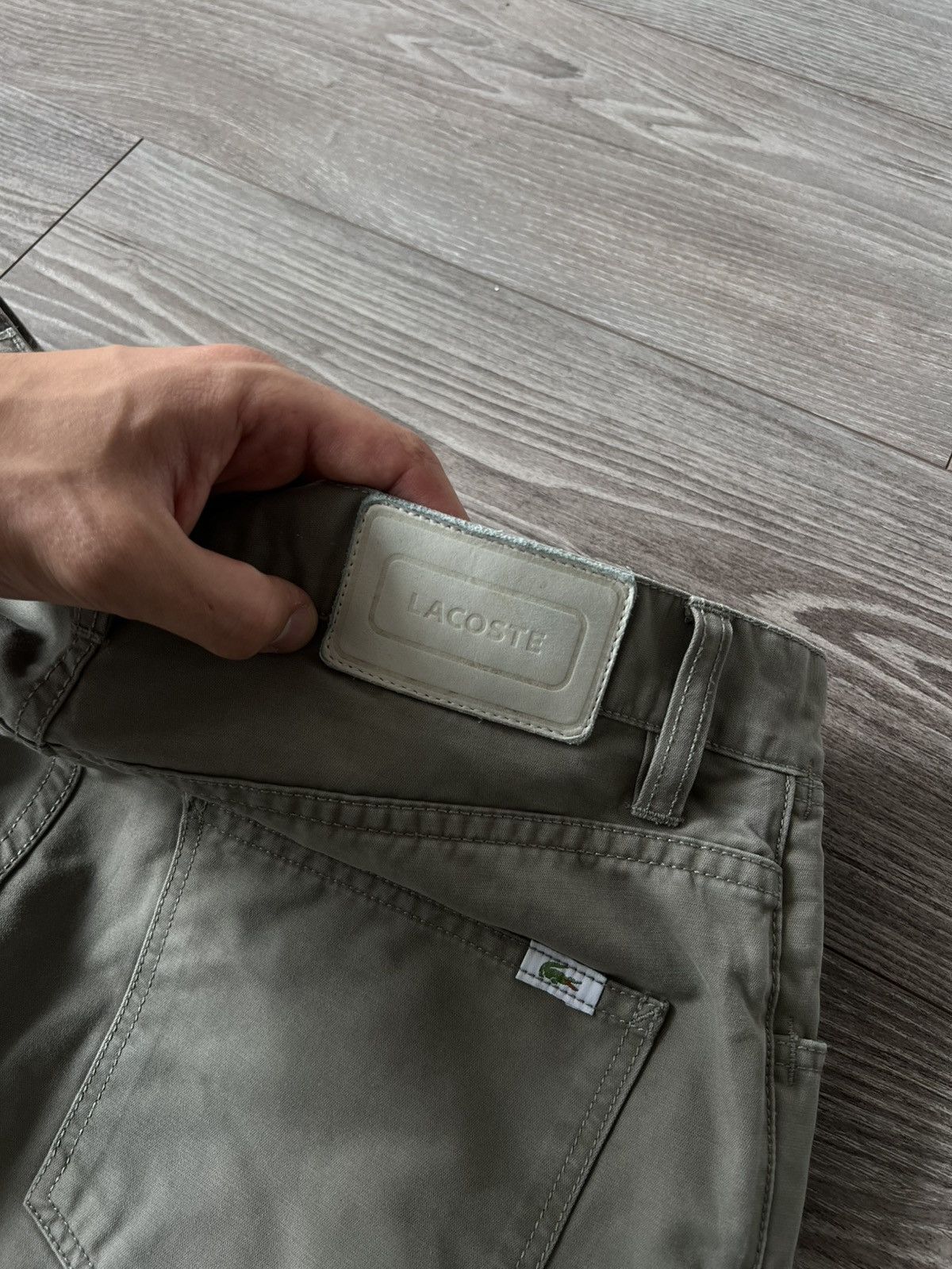 Lacoste Vintage Y2k Casual Lacoste Cotton Chinos Pants Size US 32 / EU 48 - 13 Thumbnail