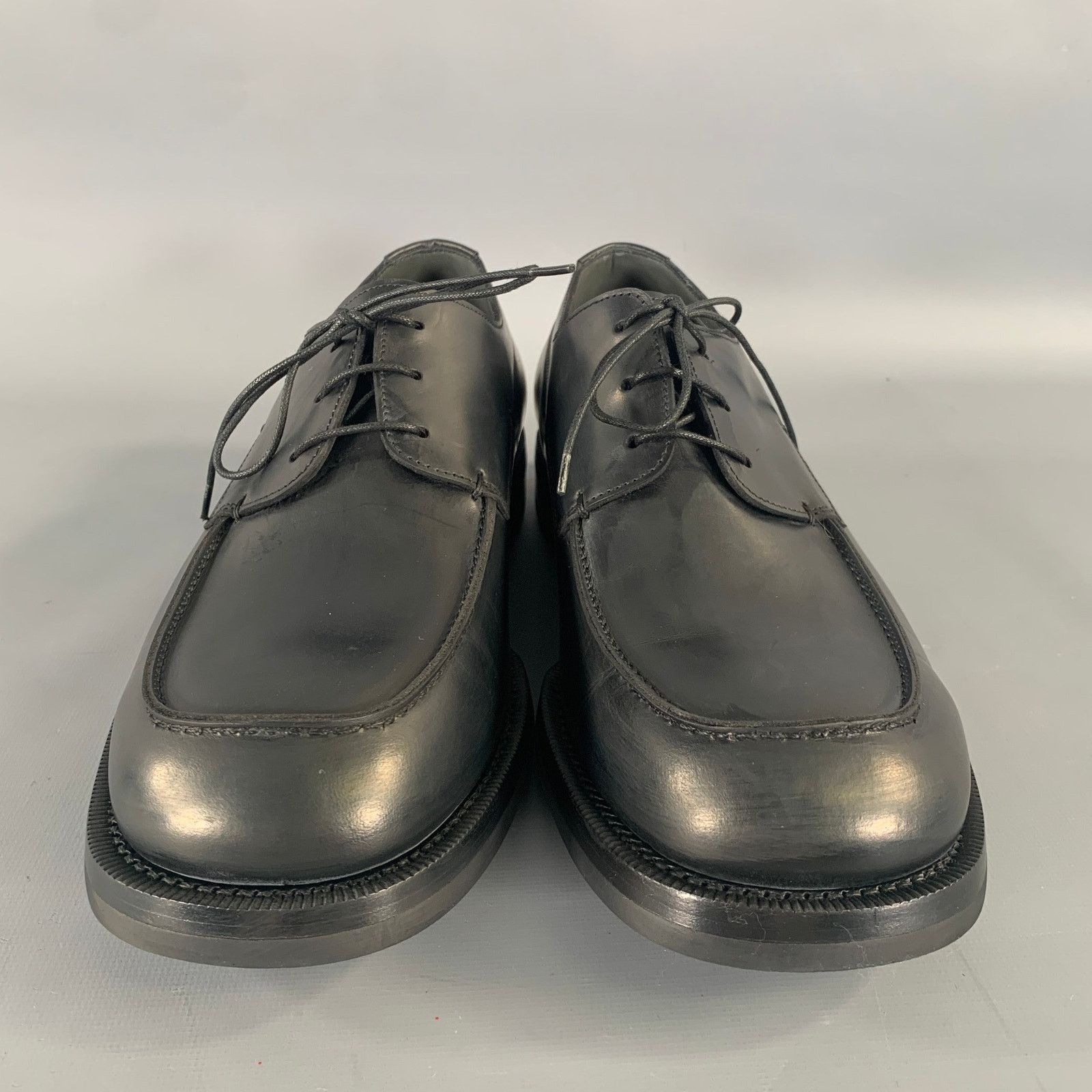 Jil Sander JIL SANDER Size 8 Black Leather Lace Up Shoes Size US 8 / EU 41 - 4 Thumbnail