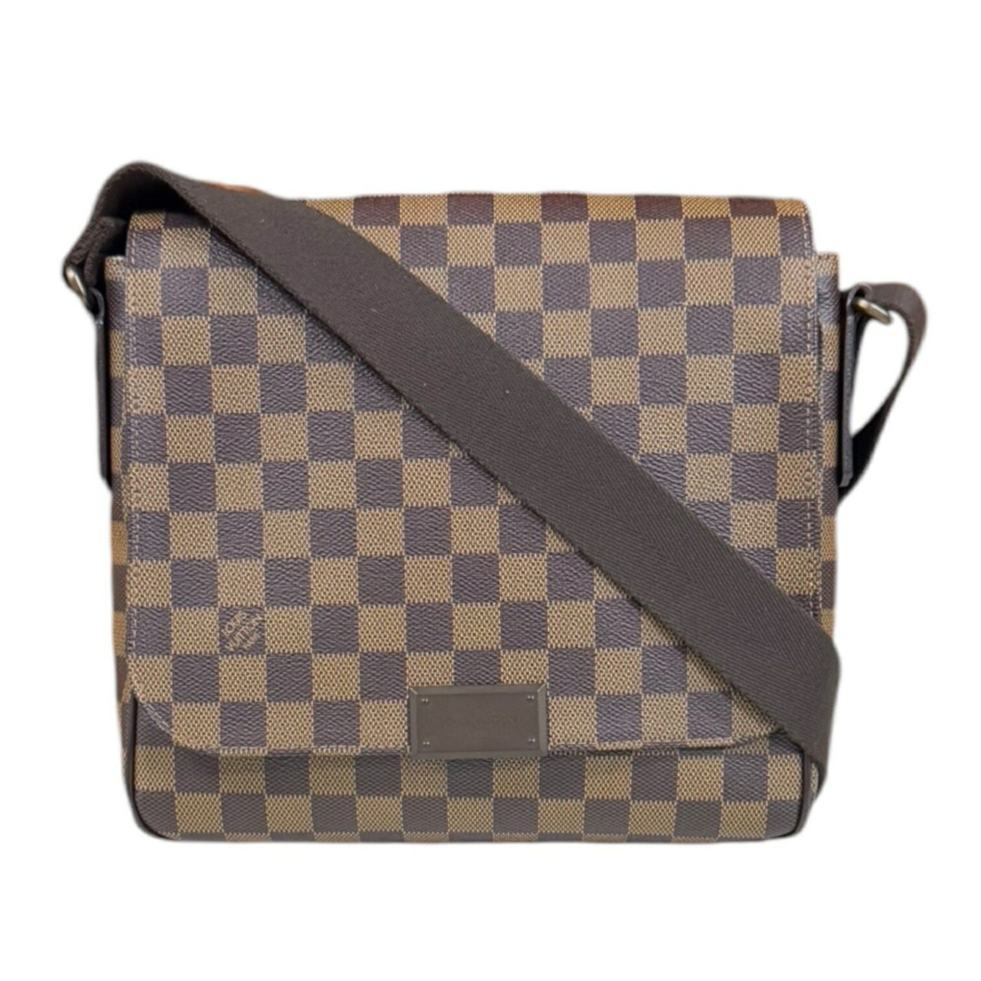 Louis Vuitton District PM Damier Shoulder Bag Canvas N41213 Brown Men's LOUIS VUITTON