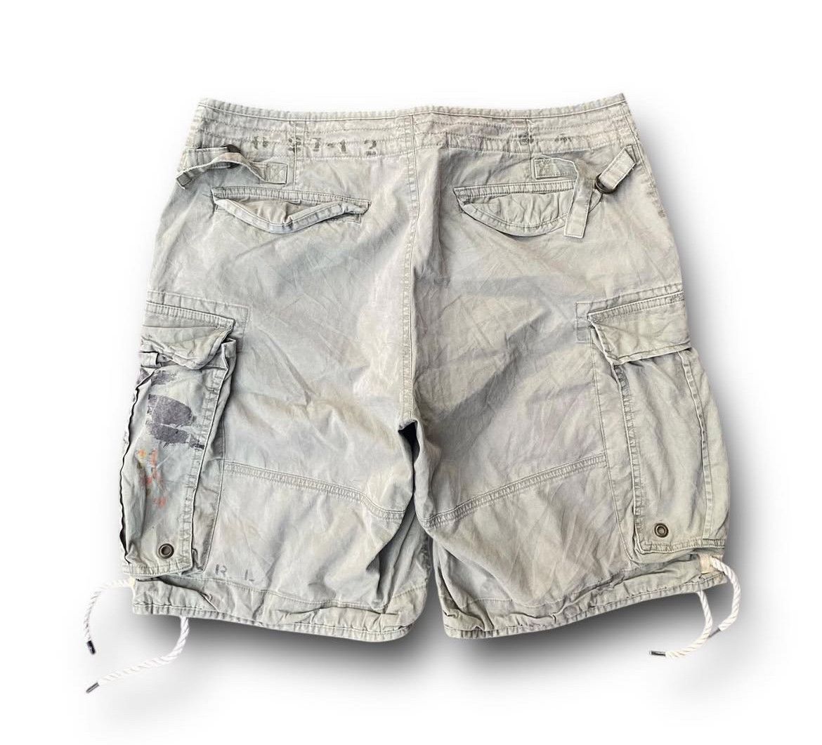 Polo Ralph Lauren 2000s Polo Ralph Lauren Splatter Camp Cargo Short Pants Size US 32 / EU 48 - 2 Thumbnail