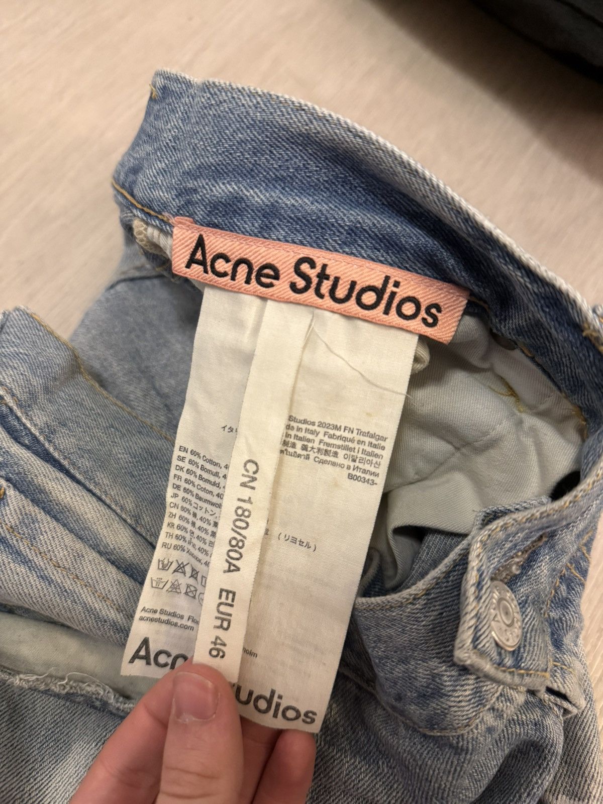 Acne Studios Acne Studios Paint Splatter Denim Size US 32 / EU 48 - 6 Thumbnail