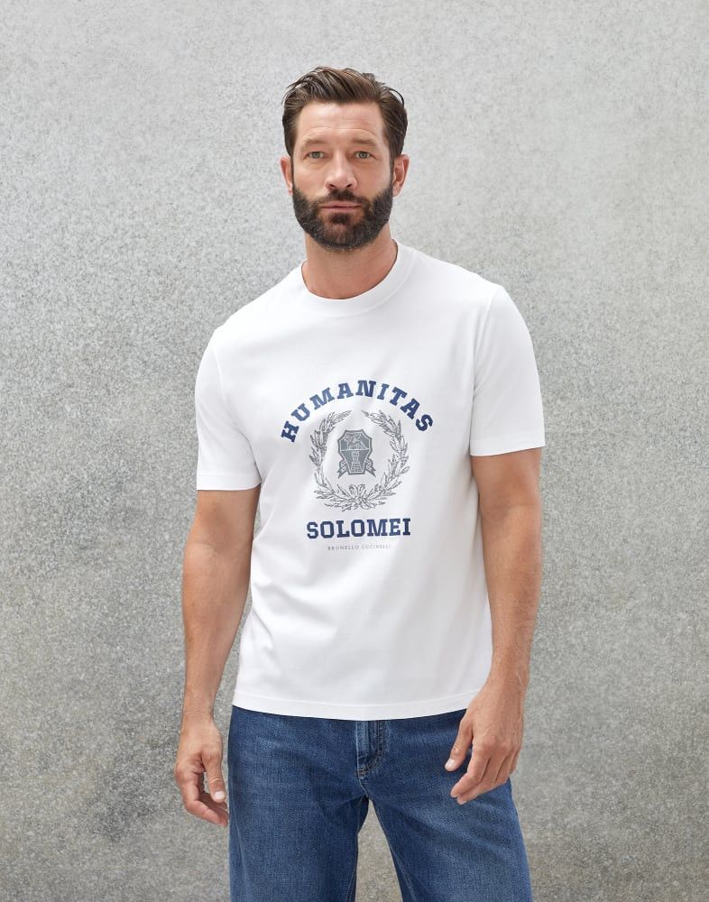 Brunello Cucinelli o1w1db10924 T-Shirt in White Size US XS / EU 42 / 0 - 1 Thumbnail