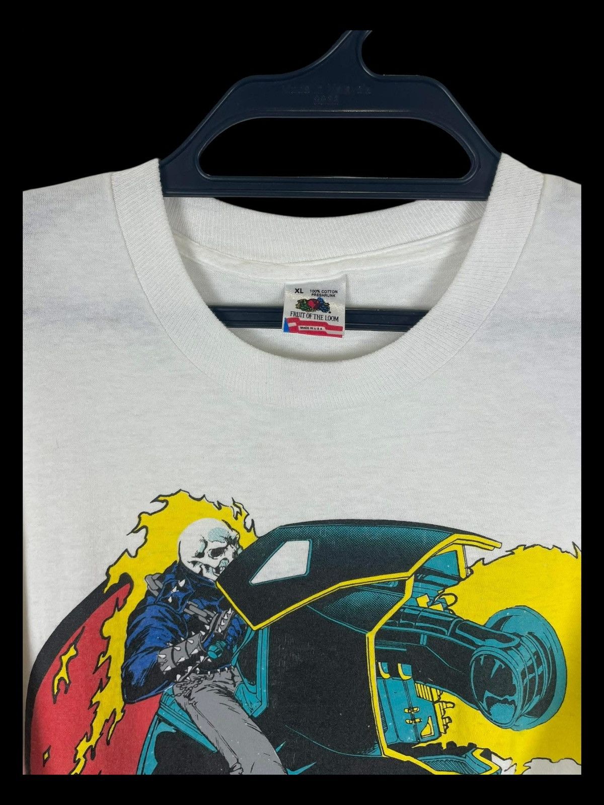 Star Of Hollywood Vintage 1990 Marvel Ghost Rider Tee Size US XL / EU 56 / 4 - 4 Thumbnail