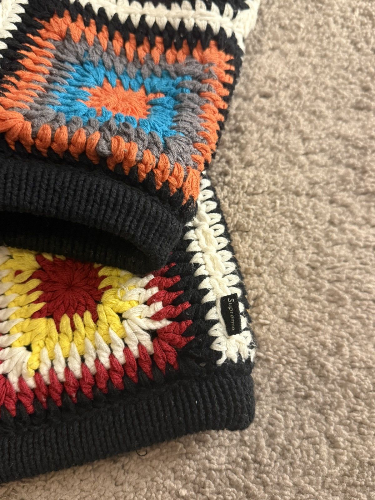 Supreme Supreme FW20 Crotchet Knit Hoodie Size US L / EU 52-54 / 3 - 12 Thumbnail
