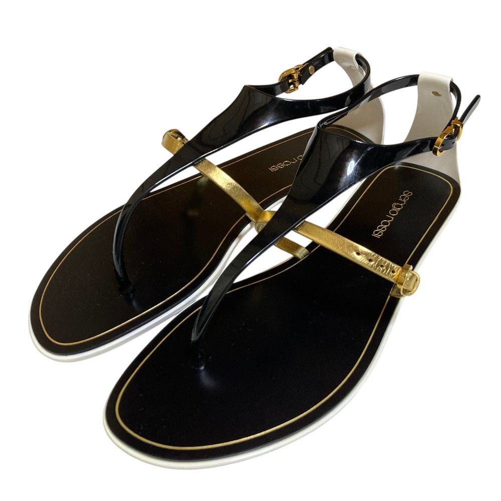 Other Other Sergio Rossi Rubber Thong Sandals Plastic / Synthetic Shoes DUTY FREE for USA Size ONE SIZE - 1 Thumbnail