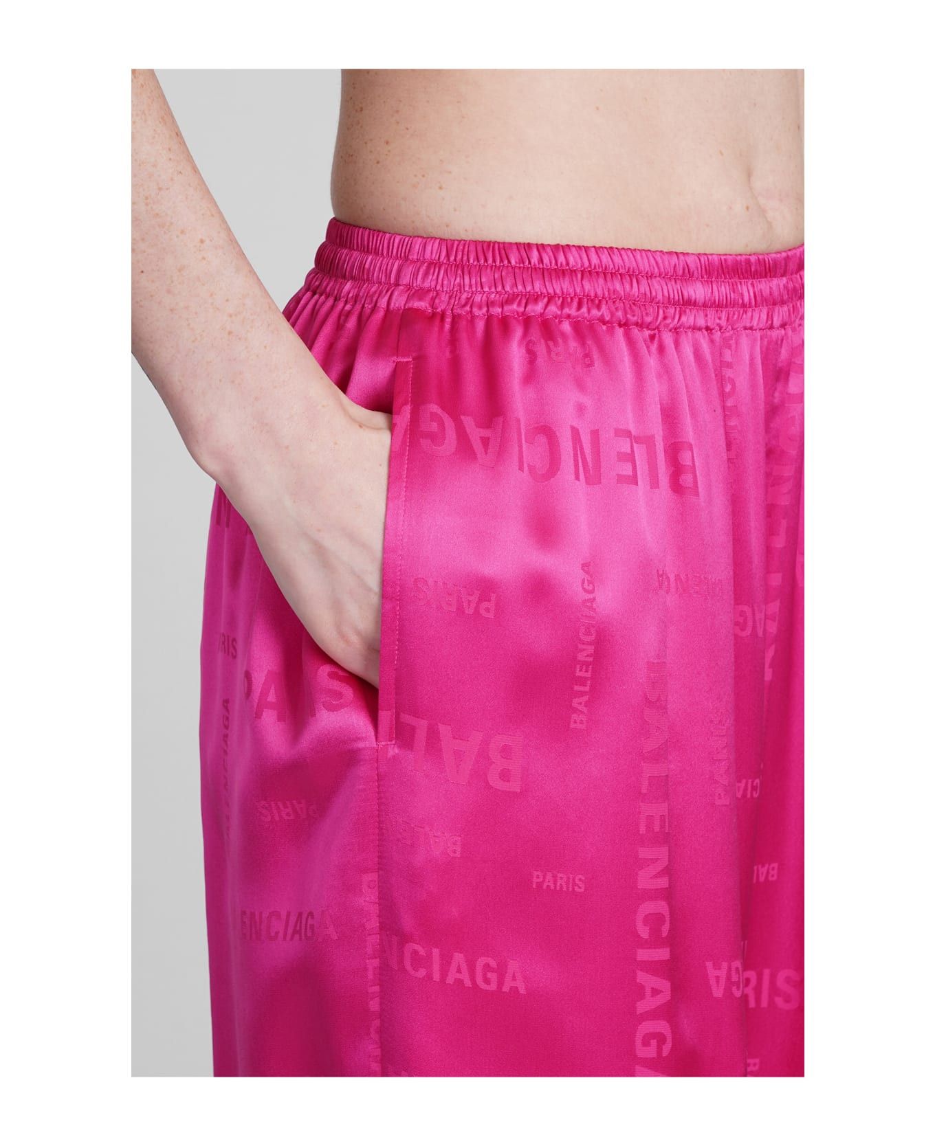 Balenciaga o1y0625 Casual Pant in Fuchsia Size 27" / US 4 / IT 40 - 2 Thumbnail