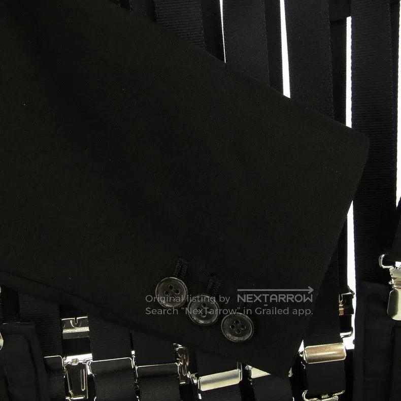 Comme des Garcons Comme des Garcons size S Black vintage design jumpsuit Size 23" - 7 Thumbnail