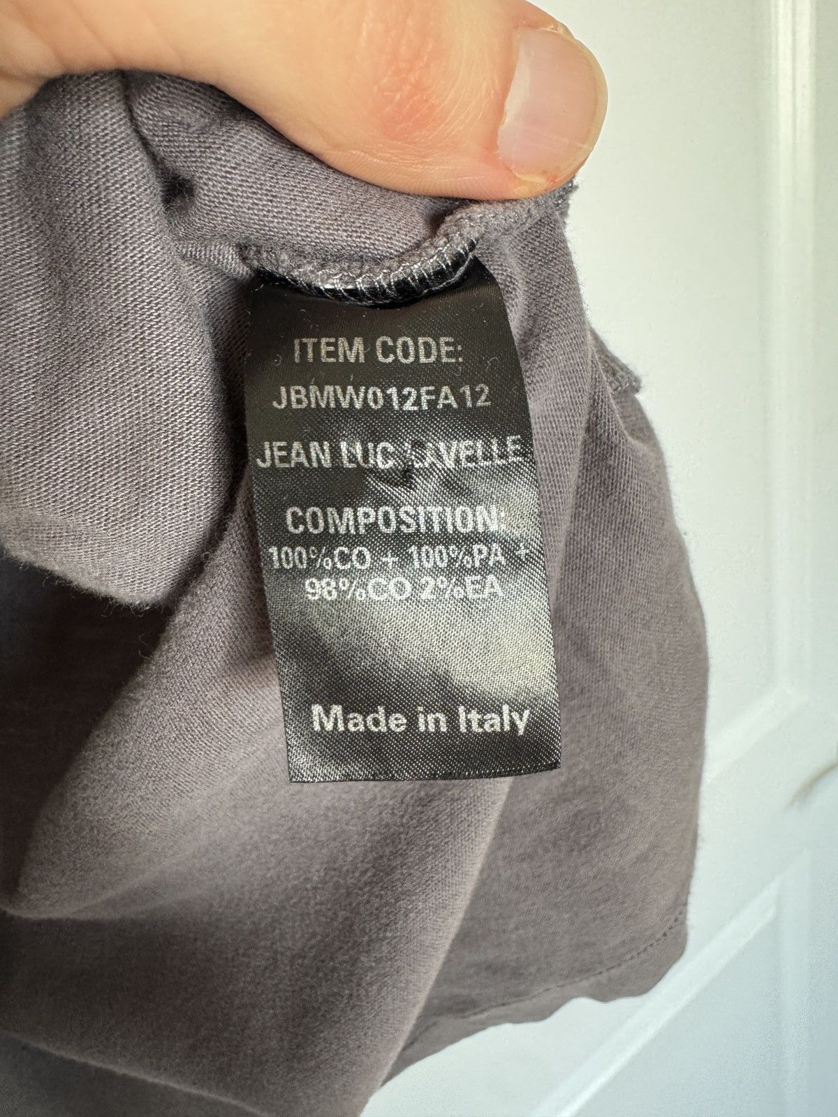 _J.L-A.L_ Grey Zipper Tee Size US S / EU 44-46 / 1 - 4 Thumbnail