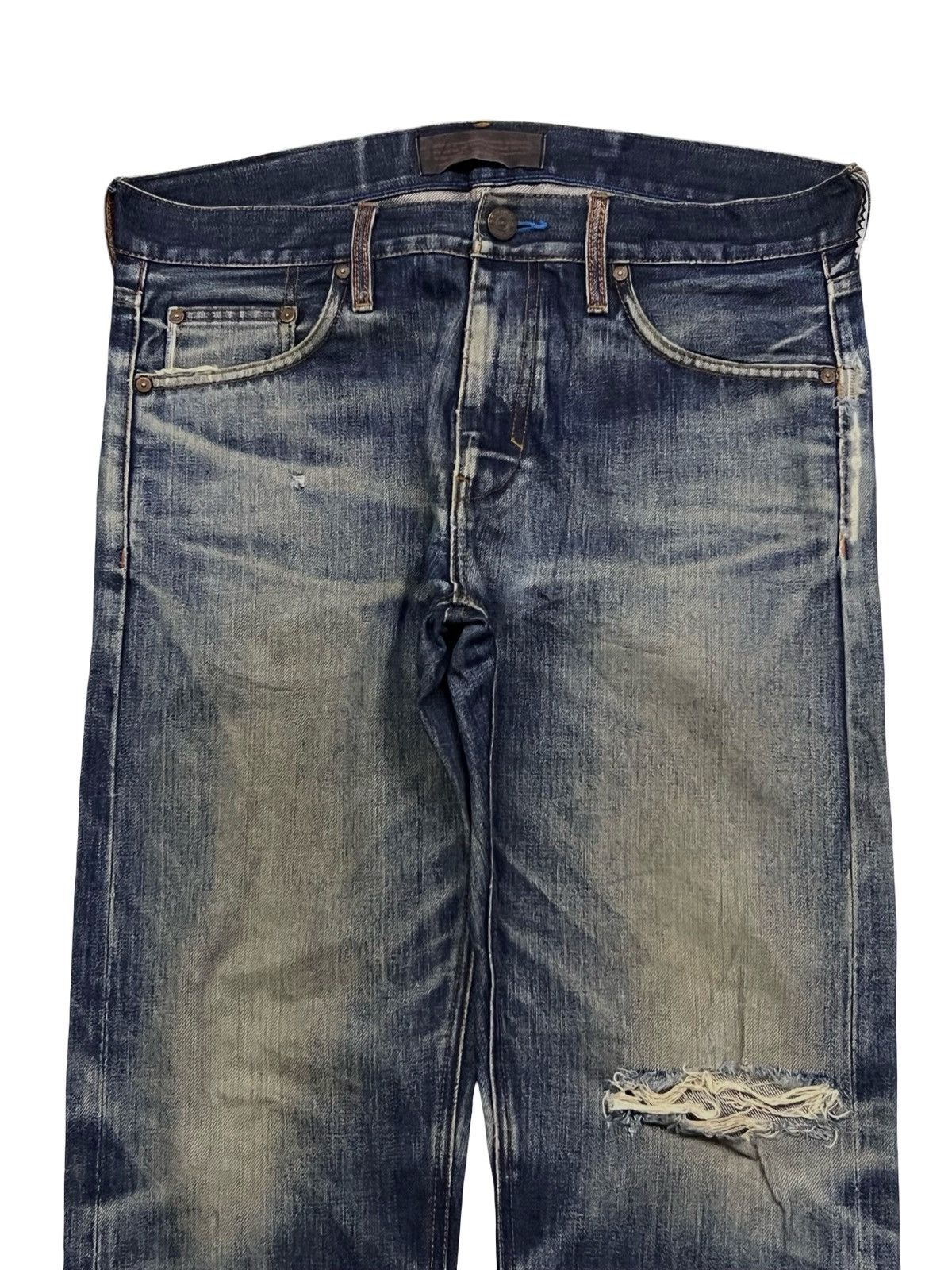 Adidas Vintage Adidas Originals Selvedge Denim Jeans 13.25oz | W35 Size US 35 - 4 Thumbnail