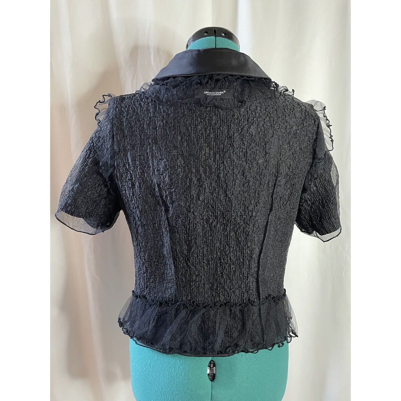 Undercover SS18 Undercover Reversible Sheer Overlay Black Top JP Size 2 Size S / US 4 / IT 40 - 4 Thumbnail
