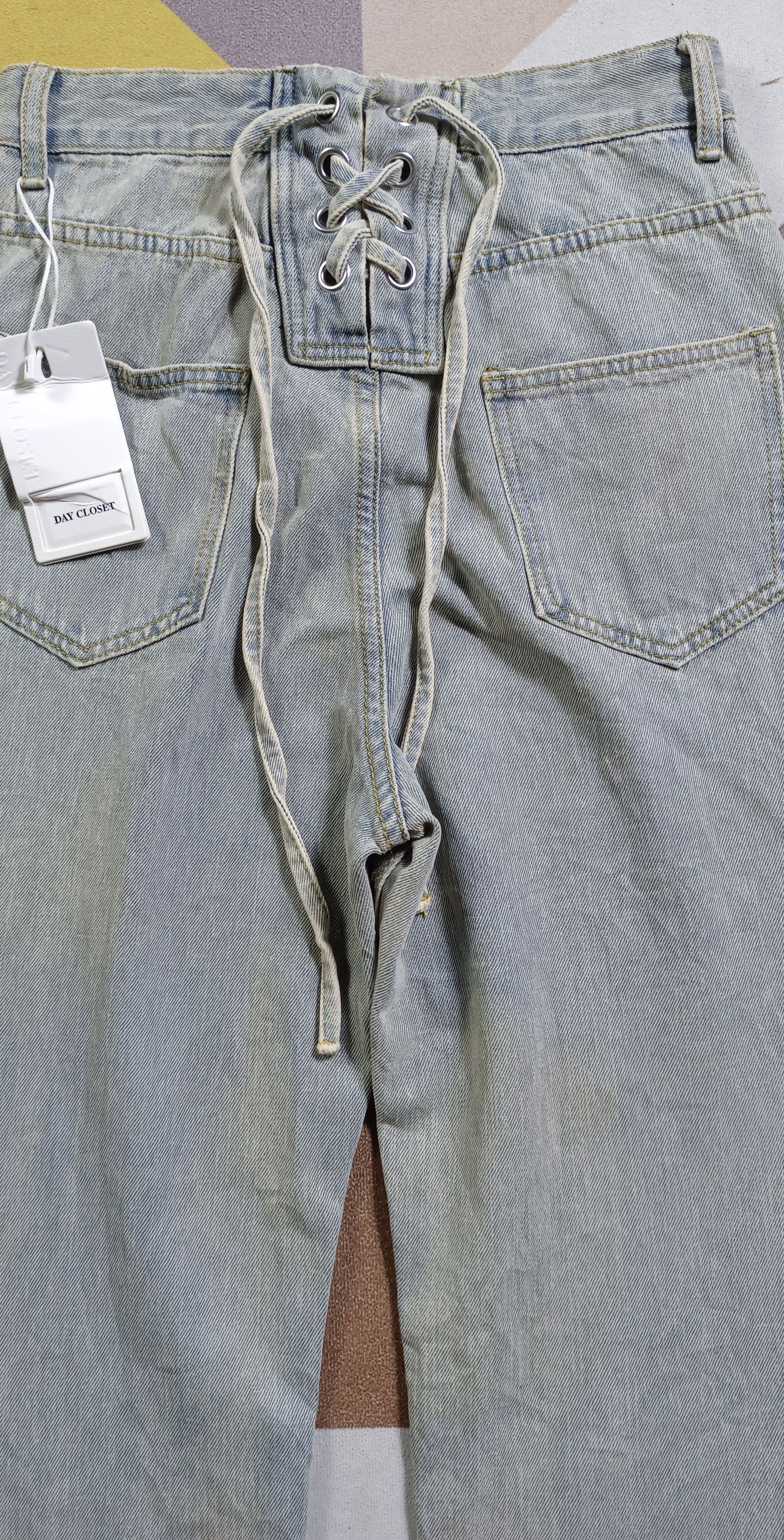 Japanese Brand Vintage🔥Day Closet Baggie Distressed Denim Size US 28 / EU 44 - 8 Thumbnail