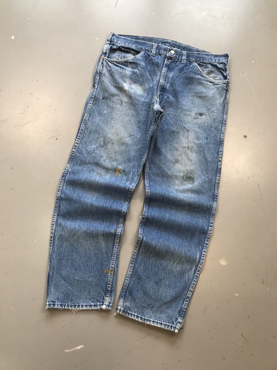 Carhartt × Vintage Vintage Carhartt b136 DST carpenter denim Size US 38 / EU 54 - 2 Thumbnail