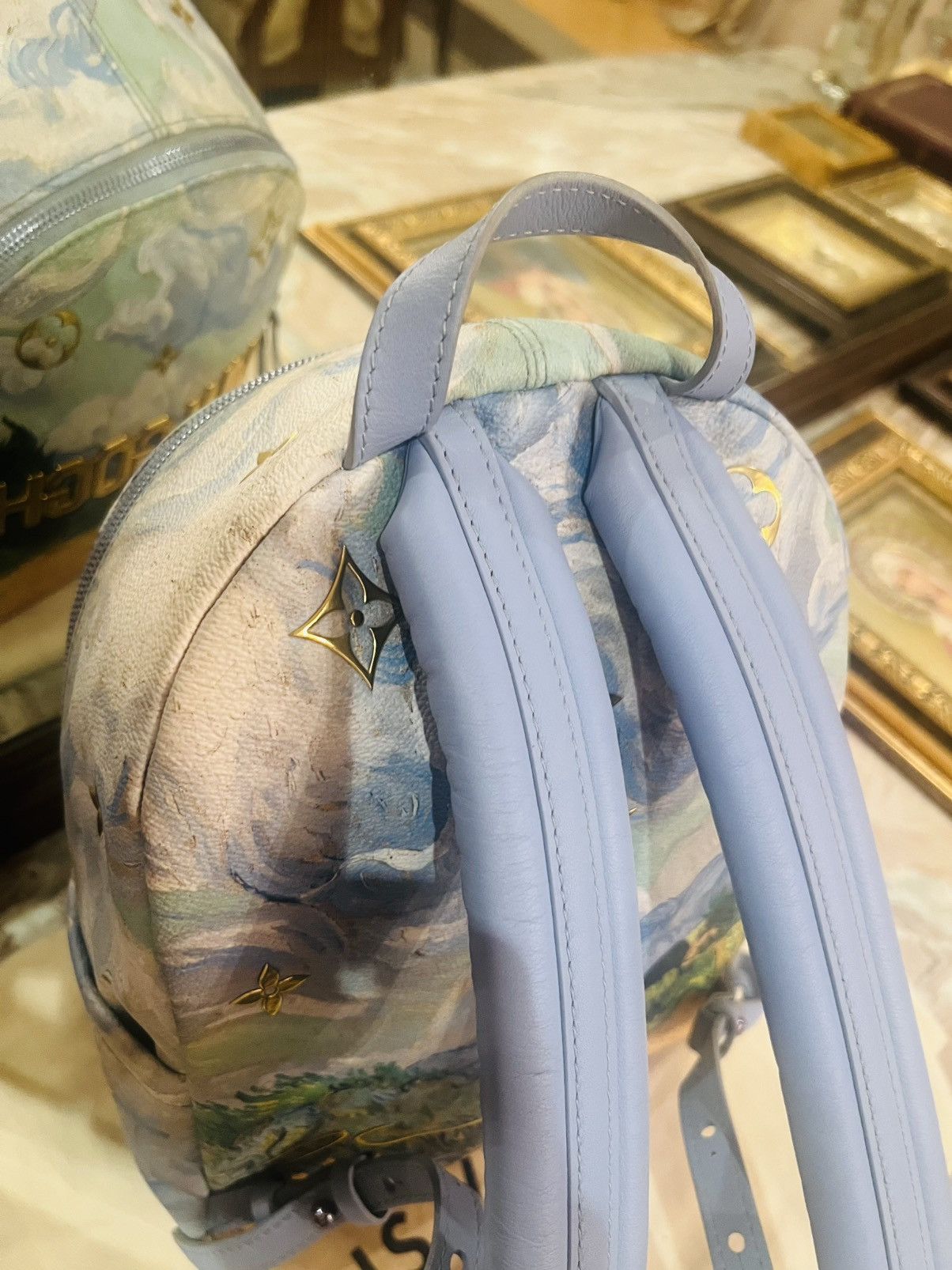 Louis Vuitton Louis Vuitton 2017 Van Gogh Palm Springs PM Backpack Size ONE SIZE - 6 Thumbnail