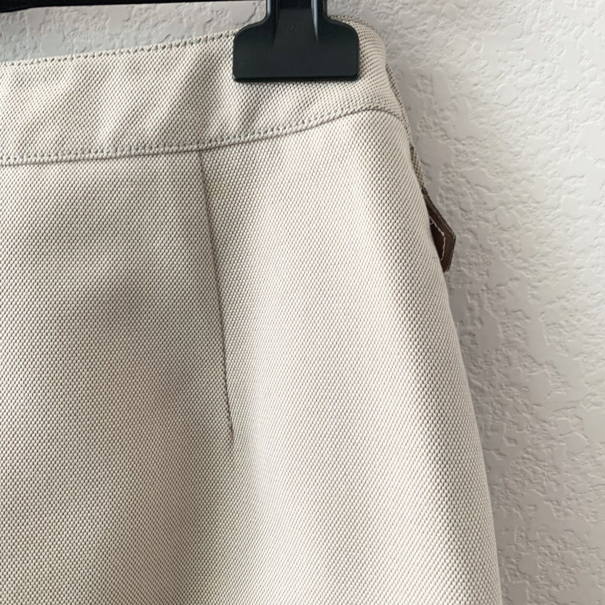 Hermes Hermes cotton weave skirt double side zipper Size 26" / US 2 / IT 38 - 6 Thumbnail