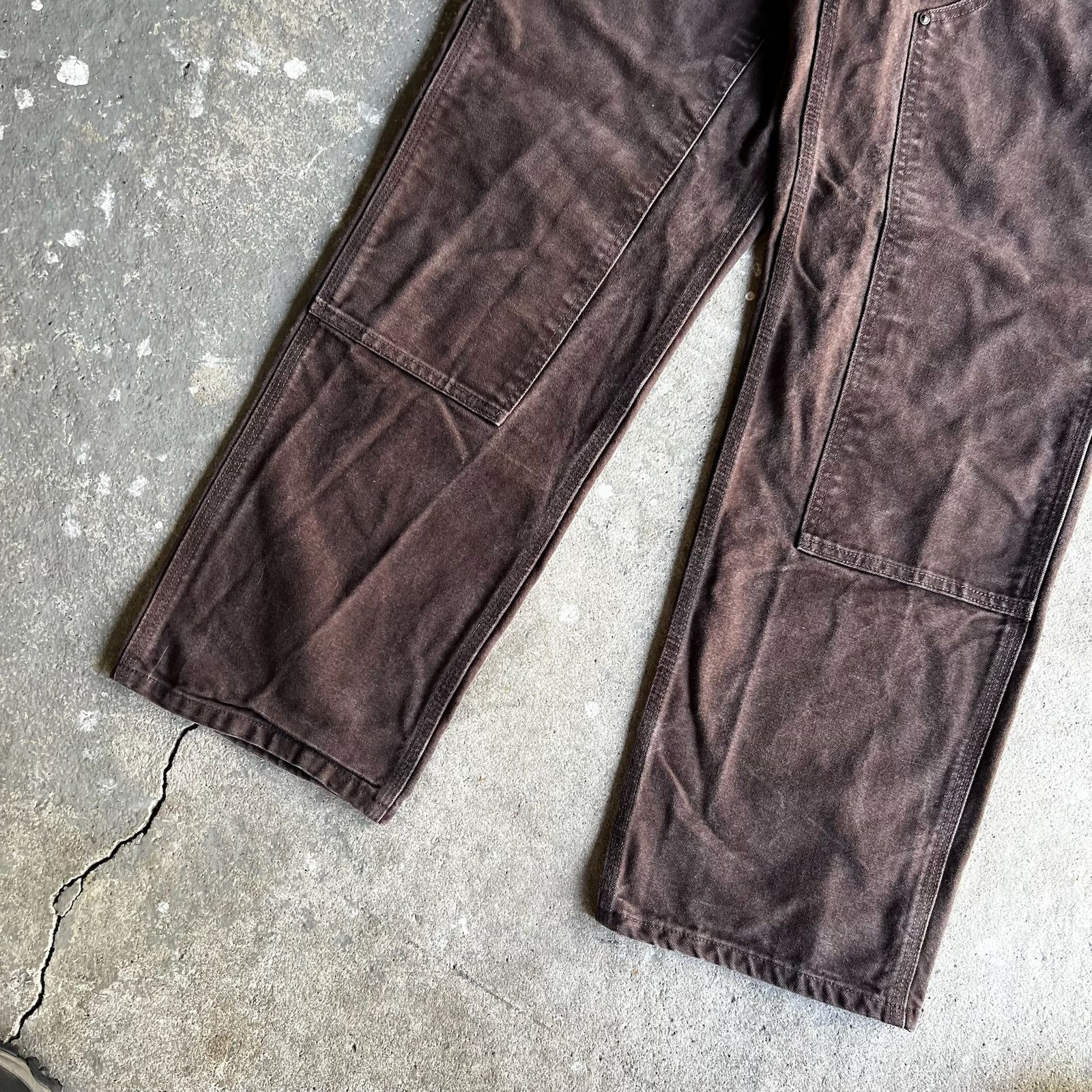 Carhartt × Vintage Carhartt brown double knee work wear carpenter pants Size US 30 / EU 46 - 3 Thumbnail