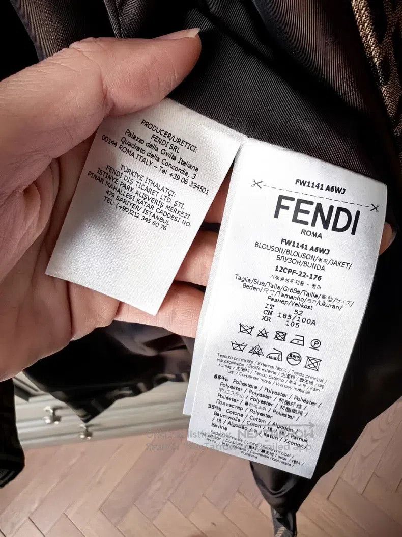 Fendi Fendi Classic Logo Printed Jacket Size US L / EU 52-54 / 3 - 3 Thumbnail