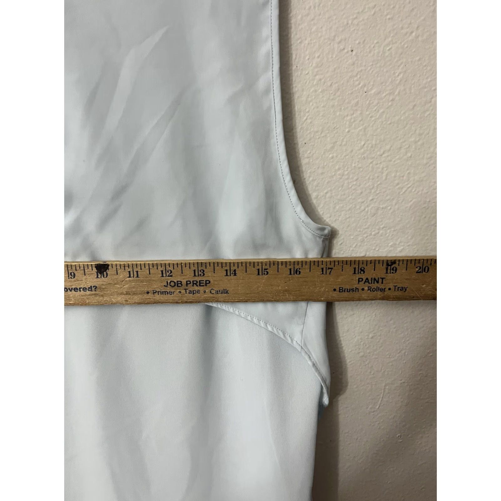 Calvin Klein Calvin Klein Women Top Blouse Sleeveless Blue Round Neck Pullover Chiffon Tank Polyester Spandex Classic Logo Size L / US 10 / IT 46 - 4 Thumbnail