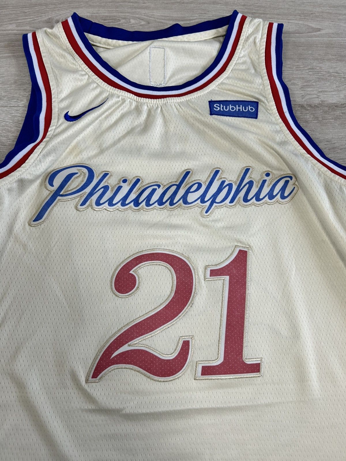 NBA Nike Jersey NBA EMBIID #21 Philadelphia size L Size US L / EU 52-54 / 3 - 7 Thumbnail