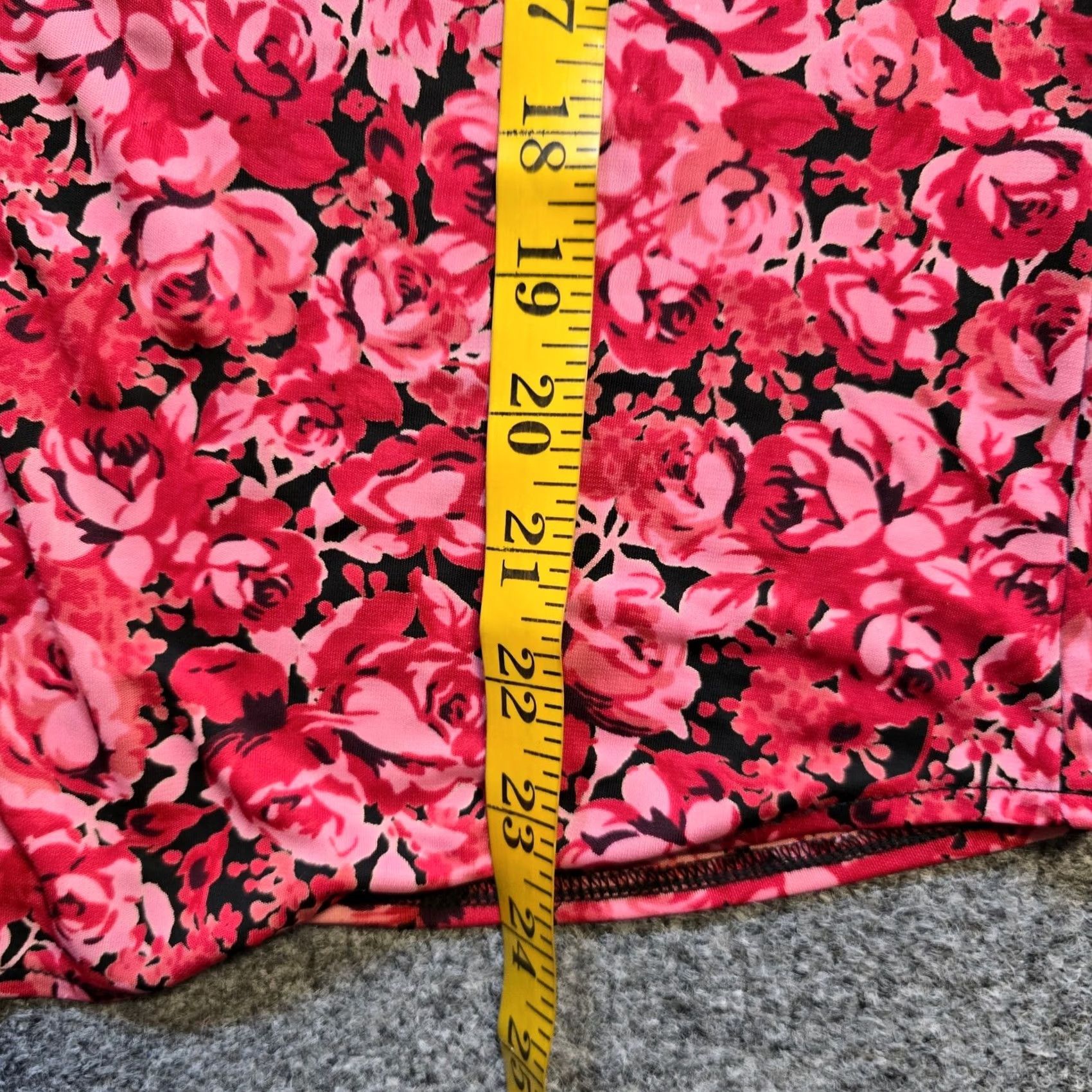 Express VINTAGE Express Blouse Womens Medium Pink Floral Stretch Button Long Sleeve 90s Y2K Size M / US 6-8 / IT 42-44 - 6 Thumbnail
