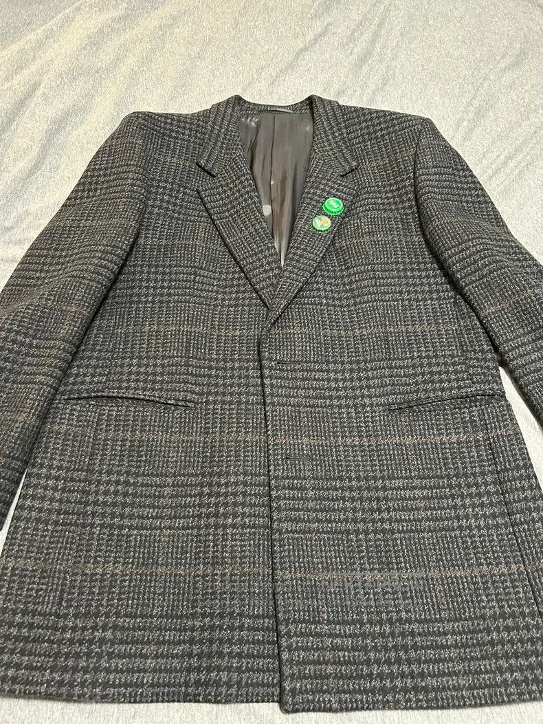 Martine Rose Martine Rose size s Dark Plaid Bottle Cap Badge Wool Blaze Size 36S - 5 Thumbnail