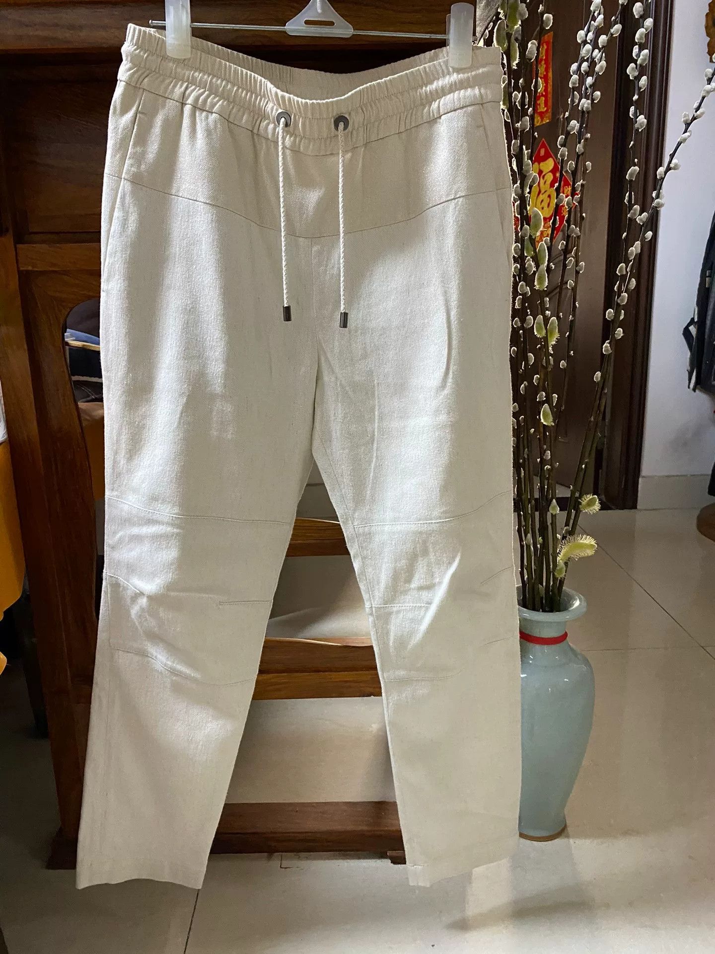 Brunello Cucinelli Brunello Cucinelli Women's Casual Pants Size 40" / US 18 - 1 Thumbnail