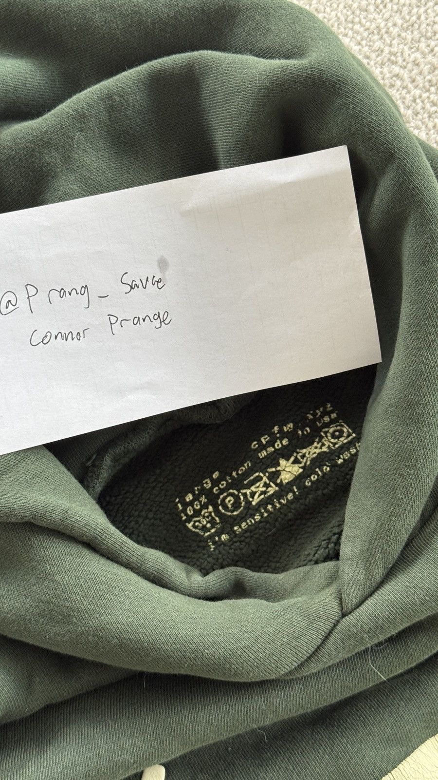 Cactus Plant Flea Market Cactus Plant Flea Market - Ye must be born again hoodie Size US L / EU 52-54 / 3 - 2 Thumbnail