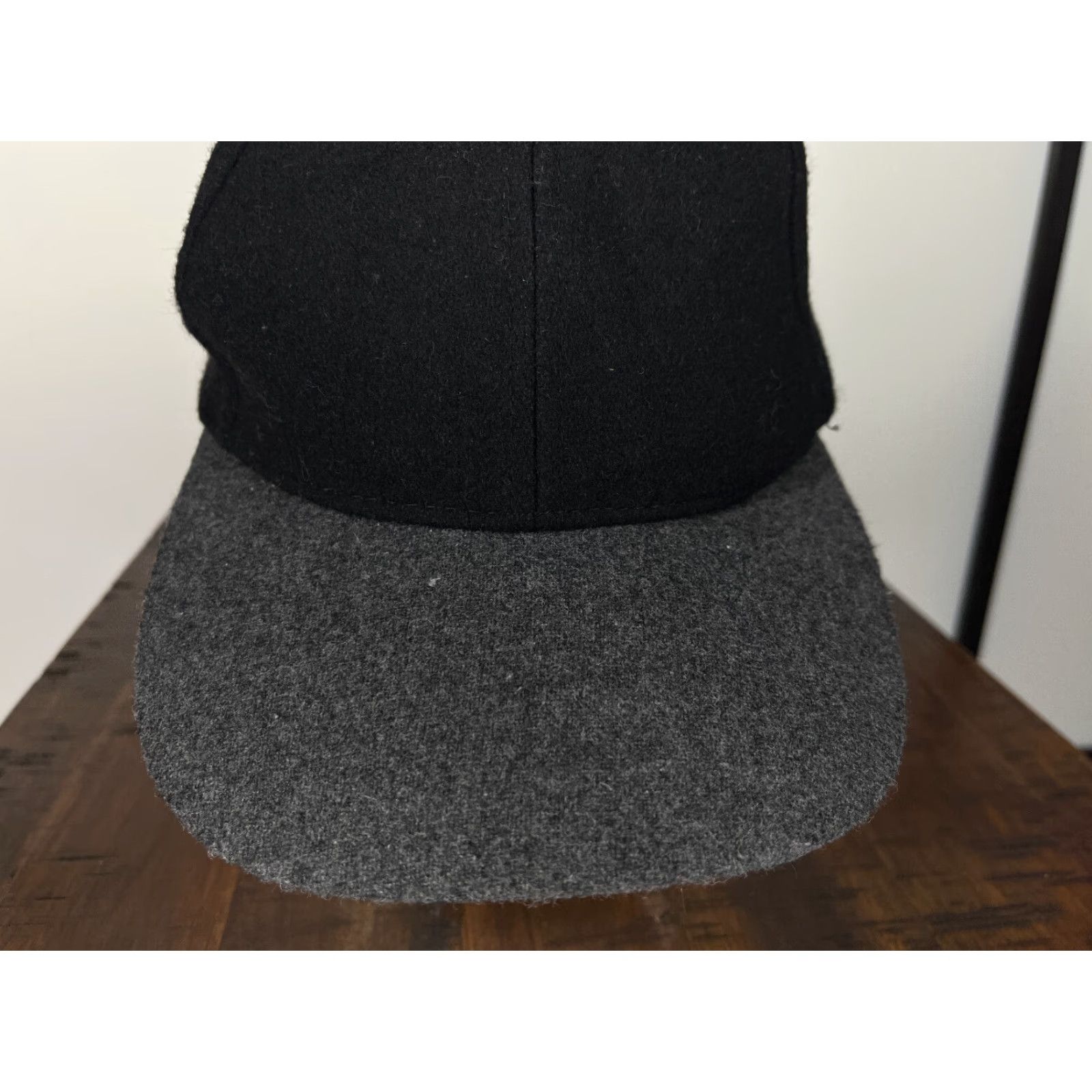 Vintage VINTAGE Target Hat Cap Strap Back Adult One Size Black Gray Wool Polyester Blend Outdoor Size ONE SIZE - 3 Thumbnail