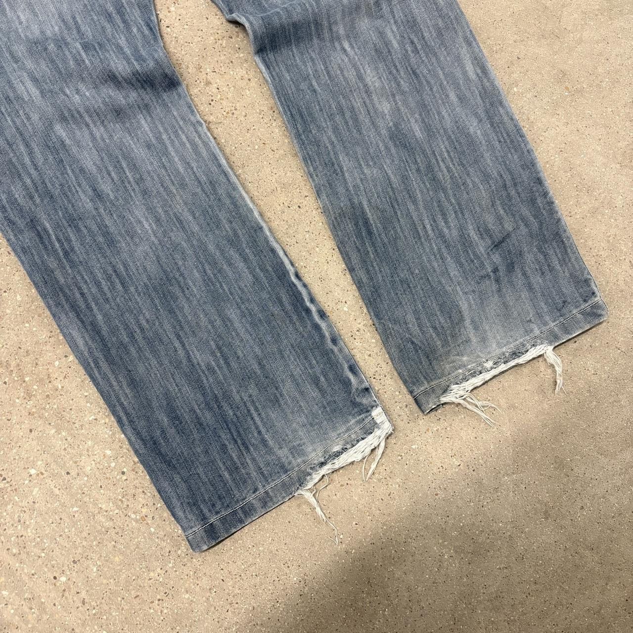 Southpole Y2K 2000s SouthPole Faded & Distressed Yellow Tab Jeans Size US 38 / EU 54 - 5 Thumbnail
