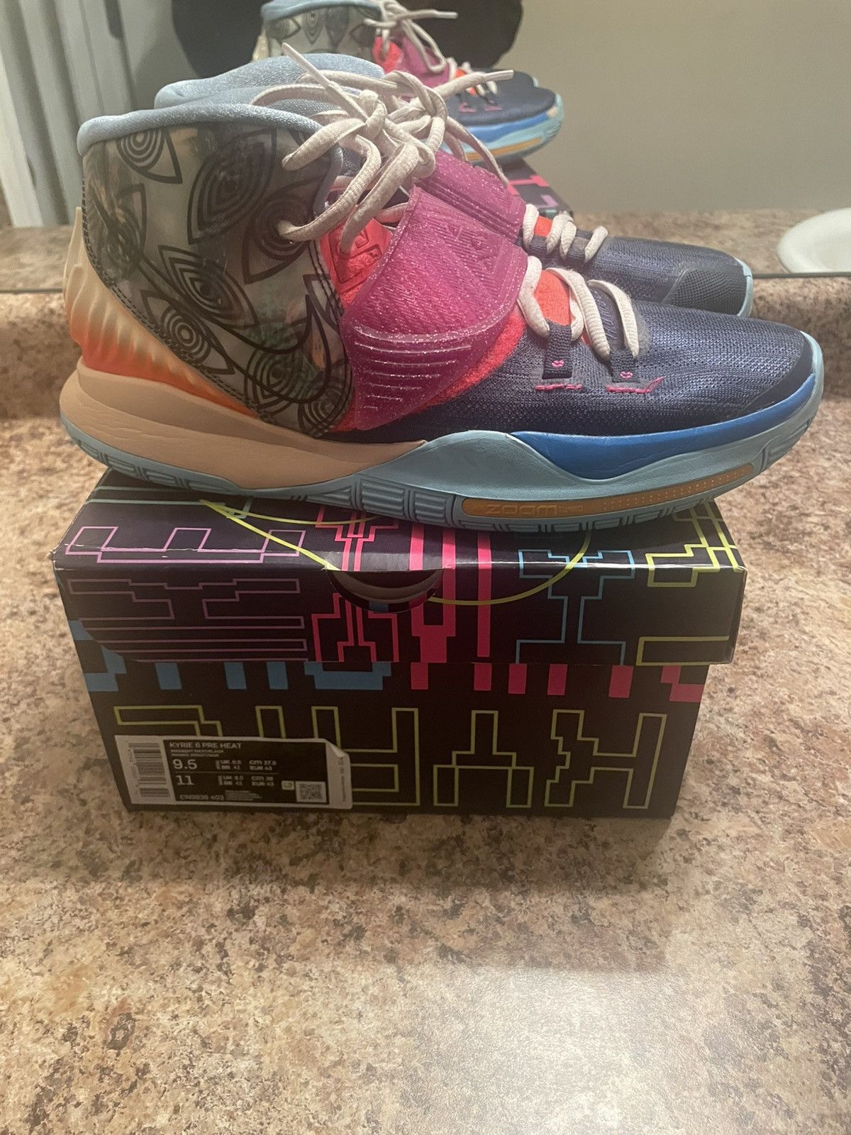 Nike Kyrie 6 Preheat Heal The World Size US 9.5 / EU 42-43 - 1 Thumbnail