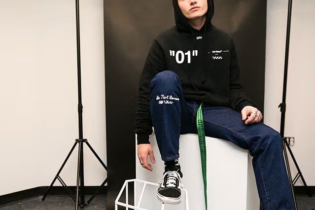 Off-White Black "For All" Diagonals Logo Hoodie Size S / US 4 / IT 40 - 5 Thumbnail