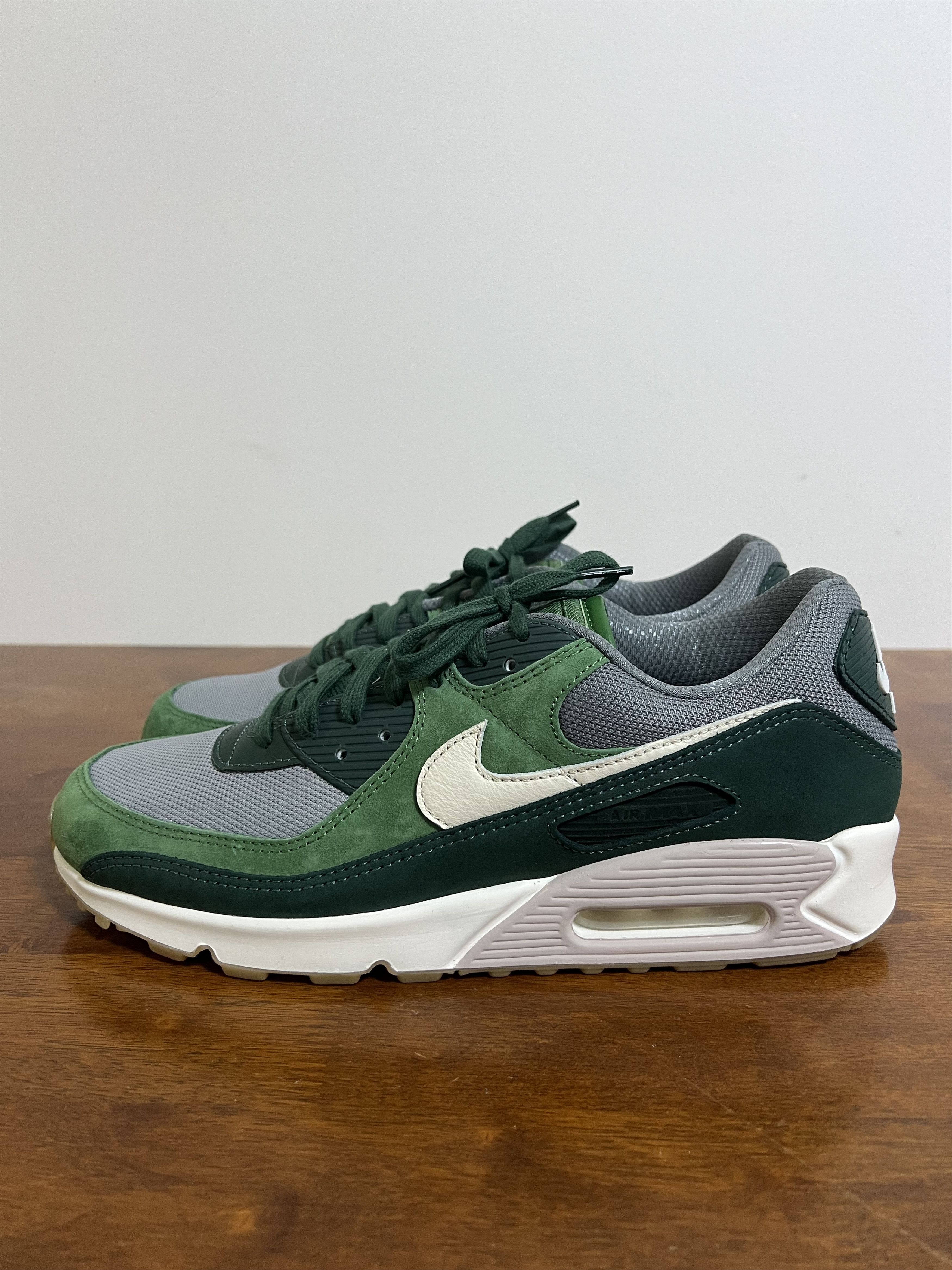 Nike 💚 2022 Nike Air Max 90 PRM Pro Green/Pale Ivory US 12 NEW Size US 12 / EU 45 - 7 Thumbnail