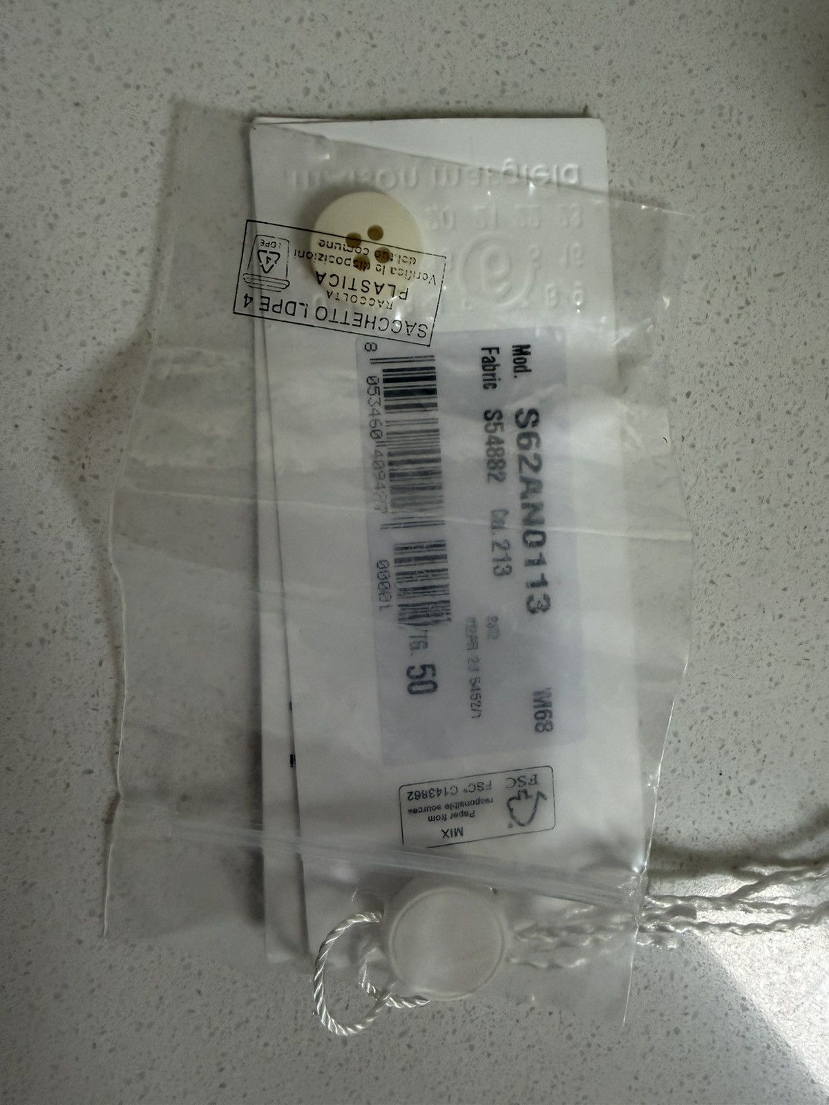 Maison Margiela Numbers Bomber Cream MM6 Size US M / EU 48-50 / 2 - 8 Thumbnail