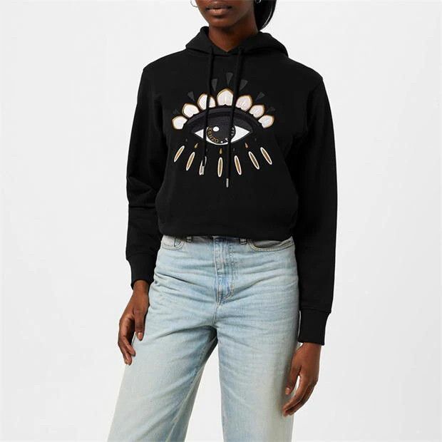 Kenzo o1g2r1mq1024 Eye Icon Oth Hoodie in Black Size XXS / US 00 / IT 34 - 5 Thumbnail