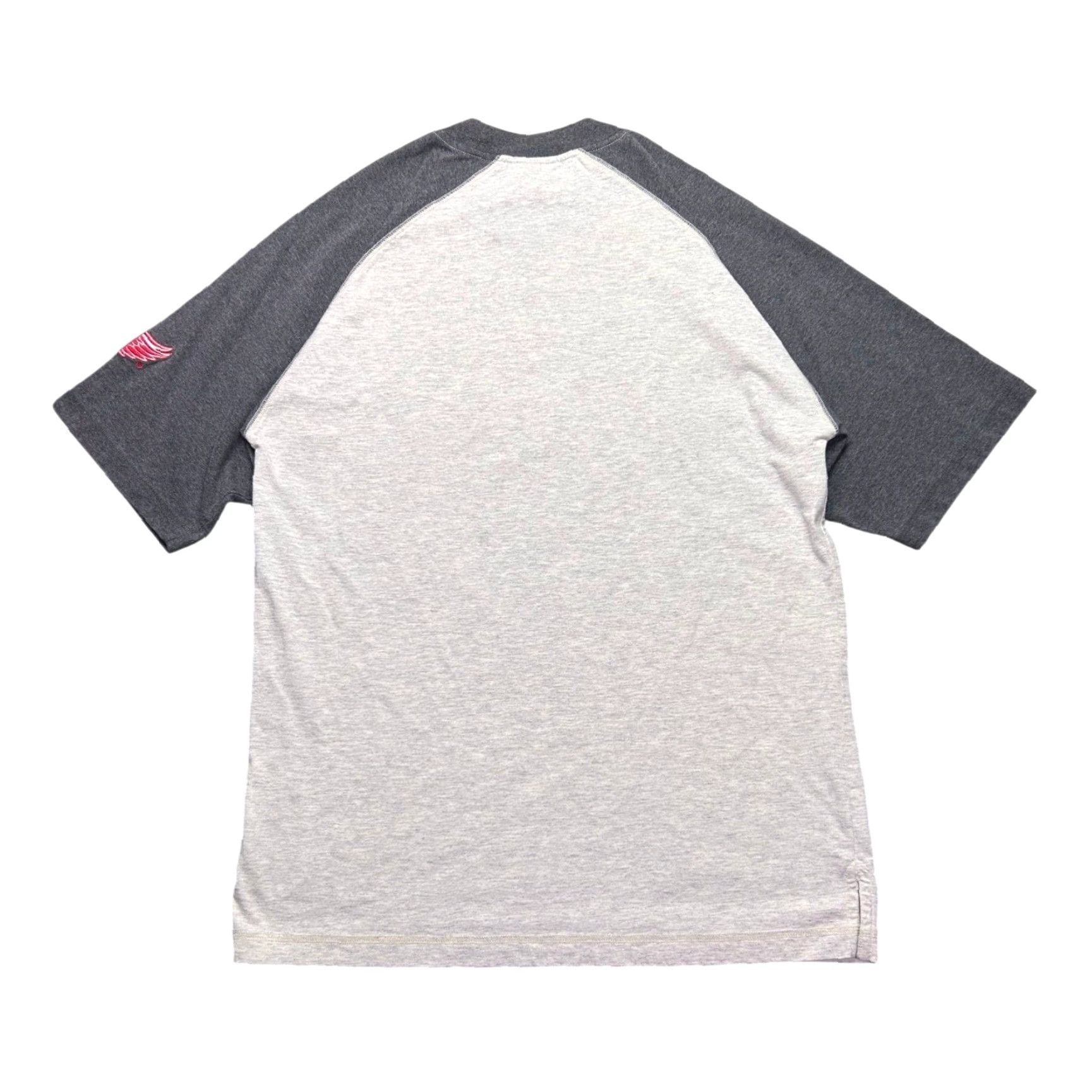 Vintage VINTAGE Lee Sport Raglan T Shirt Mens MEDIUM NHL Hockey Detroit Red Wings Gray Crew Neck Graphic Print Embroidered Logo Size US M / EU 48-50 / 2 - 2 Thumbnail