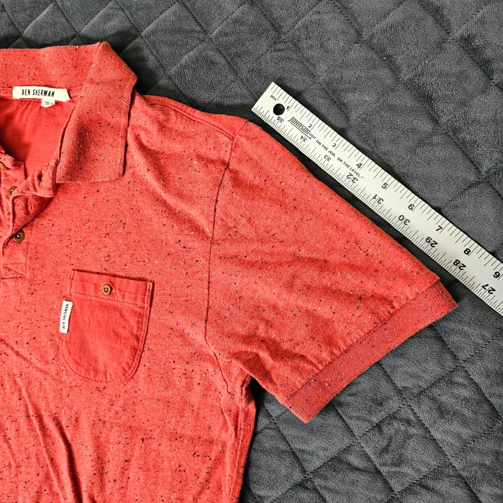 Ben Sherman VINTAGE Ben Sherman Polo Shirt Men’s Short Sleeve Casual Cotton Size S Red Spotted Size US S / EU 44-46 / 1 - 6 Thumbnail