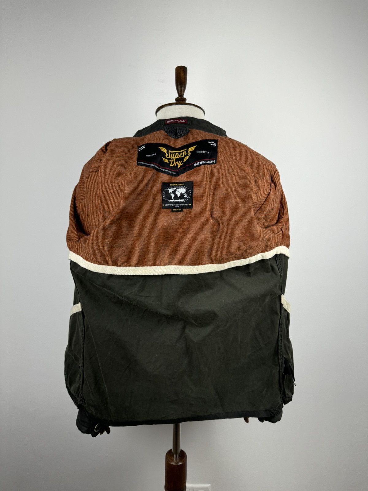 Superdry Men’s Supedry Japan Double Waxed Coat Jacket size M Size US M / EU 48-50 / 2 - 8 Thumbnail